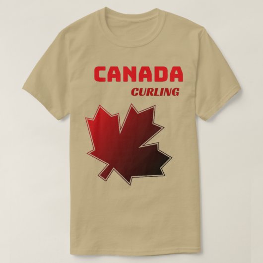 T-shirt Canada Curling 24 (Design devant)