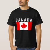 T-shirt Canada, drapeau du Canada (Devant)