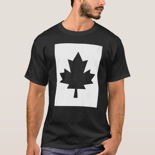 T-shirt Canada Drapeau Feuille d'érable Rouge Canada (Devant)