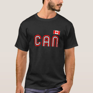 T-shirt Canada Drapeau Rétro International Pays Canadien P