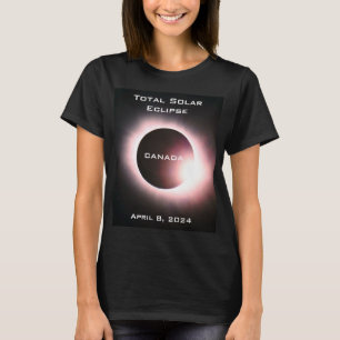 T-shirt CANADA Éclipse solaire totale 8 avril 2024
