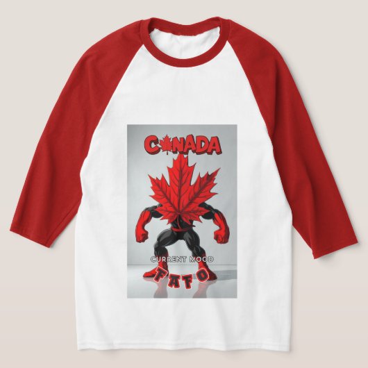 T-shirt Canada FAFO Raglan (Poser)