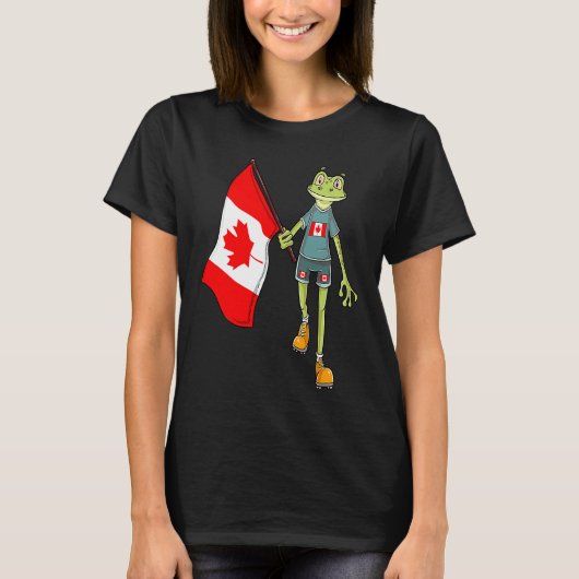 T-shirt Canada Fan Frog (Devant)