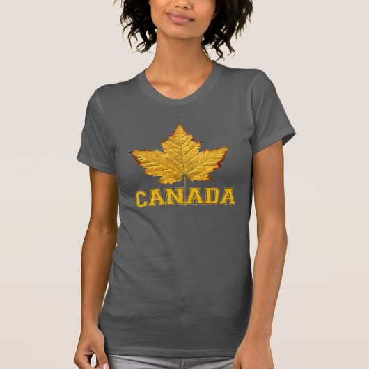 T-shirt Canada féminin Chemises Souvenir Canada (Devant)