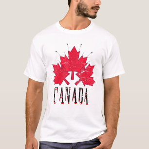 T-shirt Canada Feuille d'érable Fière Canada Canada