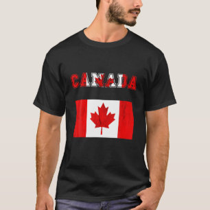 T-shirt Canada Feuille d'érable Fierté canadienne Racines