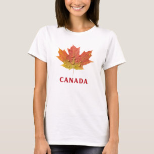 T-shirt Canada Feuille d'érable pour femmes