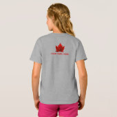 T-shirt Canada fille Custom Canada Chemise (Dos entier)
