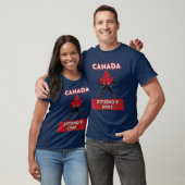 T-shirt Canada Fort et libre (Unisexe)
