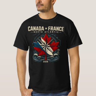T-shirt Canada France Atlantique Nord 2026 Saint-Pierre-et