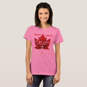T-shirt Canada Funny Bio Canada Chemise souvenir (Devant entier)