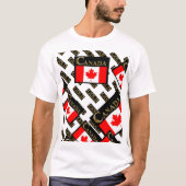 T-SHIRT CANADA HOCKEY PUCK (Devant)