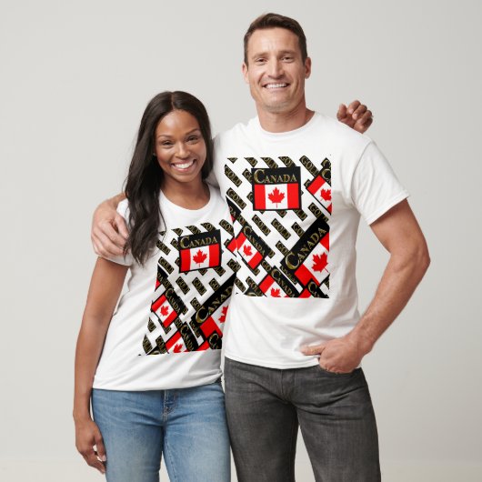 T-SHIRT CANADA HOCKEY PUCK (Unisexe)