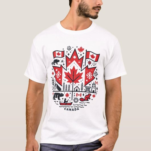 T-shirt Canada Icons Tee (Devant)