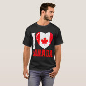 T-shirt Canada J'aime Canada (Devant entier)