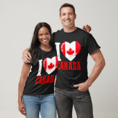 T-shirt Canada J'aime Canada (Unisexe)