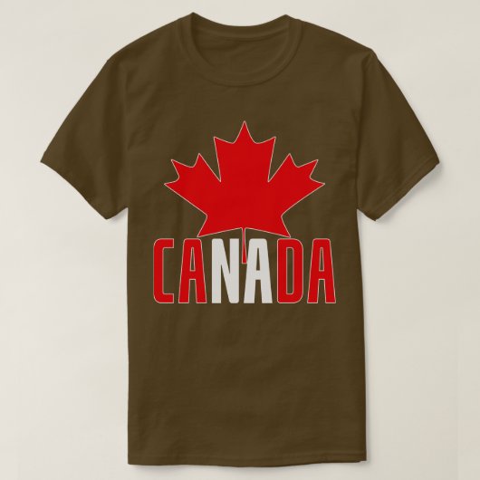 T-shirt Canada Lover Canadian Maple Leaf Canada (Design devant)