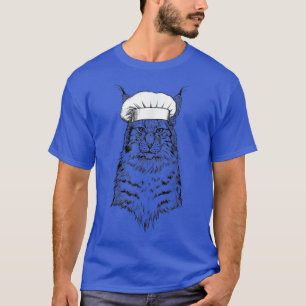 T-shirt Canada Lyn Chat Chef Drôle Cuisine Cook