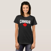T-shirt Canada Maple Leaf Canadian Flag Pride  1 (Devant entier)