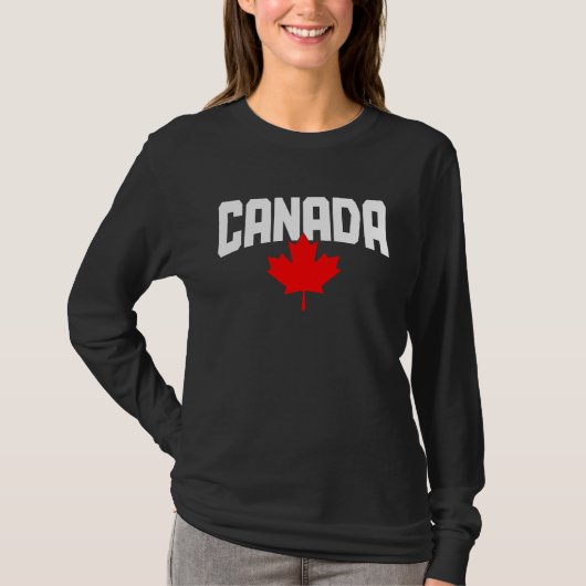 T-shirt Canada Maple Leaf Canadian Flag Pride 1 (Devant)