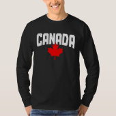 T-shirt Canada Maple Leaf Canadian Flag Pride  1 (Devant)