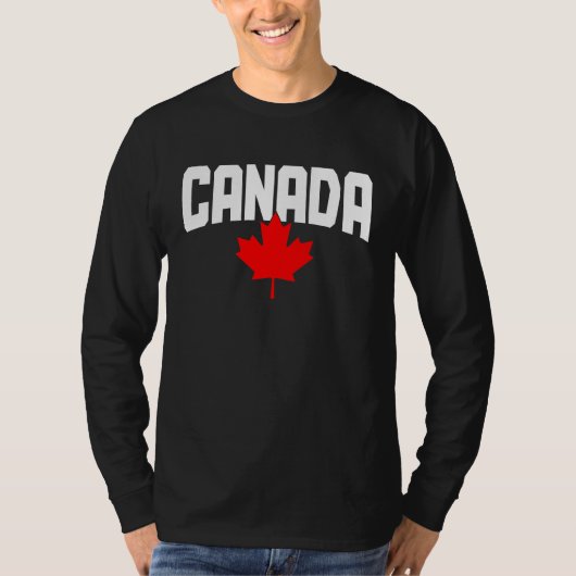T-shirt Canada Maple Leaf Canadian Flag Pride  1 (Devant)