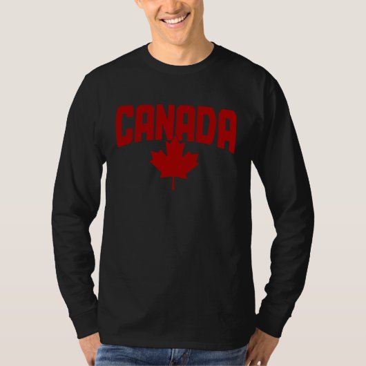 T-shirt Canada Maple Leaf Canadian Flag Pride Patriotic  1 (Devant)