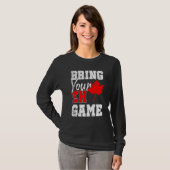 T-shirt Canada Maple Leaf Pays Eh Jeu Canada (Devant entier)