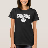 T-shirt Canada Maple Leaf Red Canadian Flag Pride  1 (Devant)