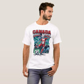 T-shirt Canada Mode de but squelette attaquant nations dyn (Devant entier)
