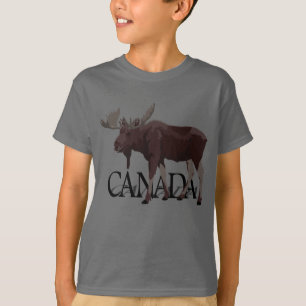 T-shirt Canada Moose Chemise souvenir canadienne p