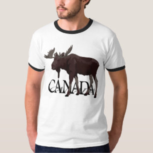 T-shirt Canada Moose Chemise souvenir canadienne p