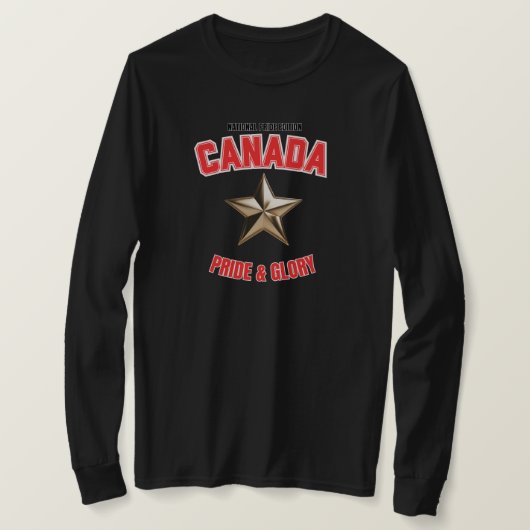 T-shirt Canada National Pride Edition Women's Long Sleeve (Design devant)