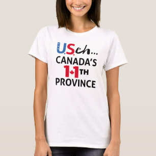 T-shirt CANADA n'est pas à vendre USA 11e Province Liberté