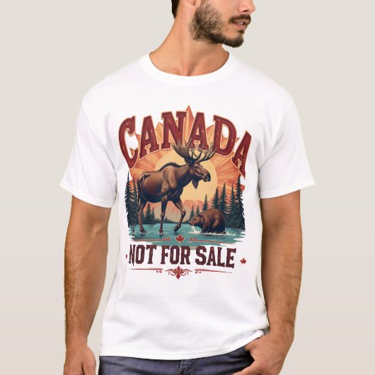 T-shirt Canada non vendu (Devant)