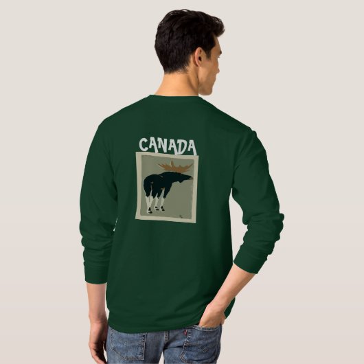 T-shirt Canada, Oie (Dos entier)