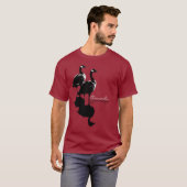 T-shirt Canada Oie Hommes Femmes Unisex Canada Che (Devant entier)
