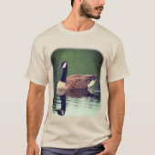 T-shirt Canada Oies Reflections Nature (Devant)