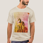 T-shirt Canada Oose Irises Nature Art (Devant)
