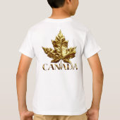 T-shirt Canada pour enfant Médaille d'or Équipe Ca (Dos)