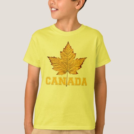T-shirt Canada pour enfants Chemise Souvenir Canad (Devant)