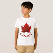 T-shirt Canada pour enfants Chemises Canada Souven (Devant entier)
