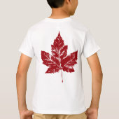 T-shirt Canada pour enfants Chemises Souvenir Cana (Dos)