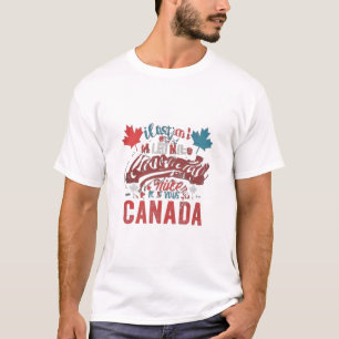 T-shirt Canada pour femmes hommes et enfants