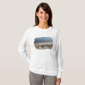 T-shirt Canada, Québec. Train de VIA Rail Canada Le (Devant entier)