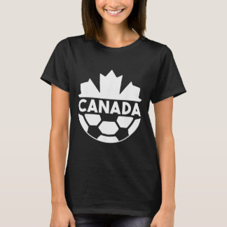 T-shirt Canada Soccer Team Sports Flag Mapple Leaf Men Wom