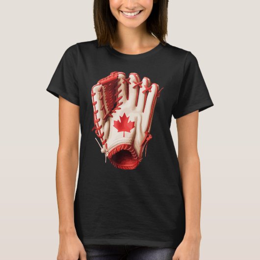 T-shirt Canada Women Men Baseball (Devant)