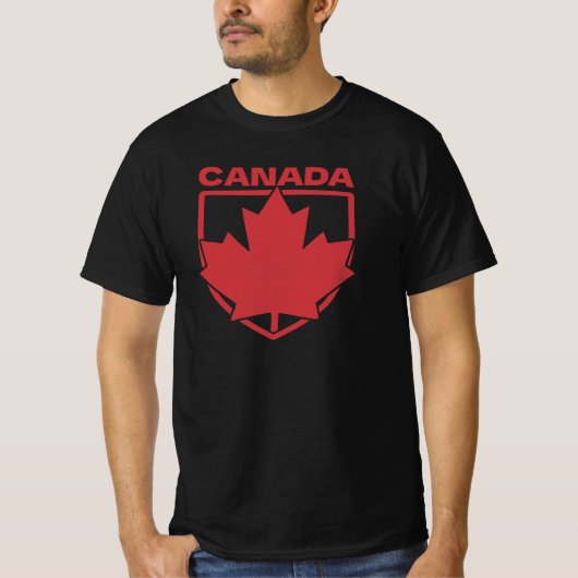 T-shirt Canada World Cup Soccer (Devant)