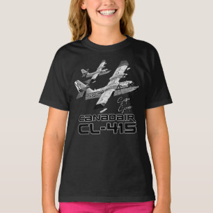 T-shirt Canadair cl-415 Super Scooper - Bombe à feu