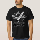 T-shirt Canadair cl-415 Super Scooper - Bombe à feu (Devant)